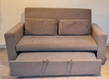 RAVENA Taupe Beige Sofa Bed