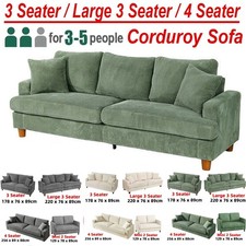 Modern 2/3/4 Seater Corduroy