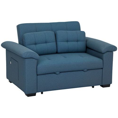 Homcom click clack sofa - bed, 2