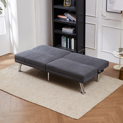 Linen fabric recliner sofa bed - recliner,