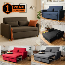 2 Seater Sofa Bed Linen Pull