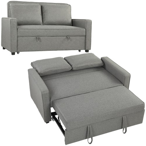 Homcom seater sofa bed click - seater,