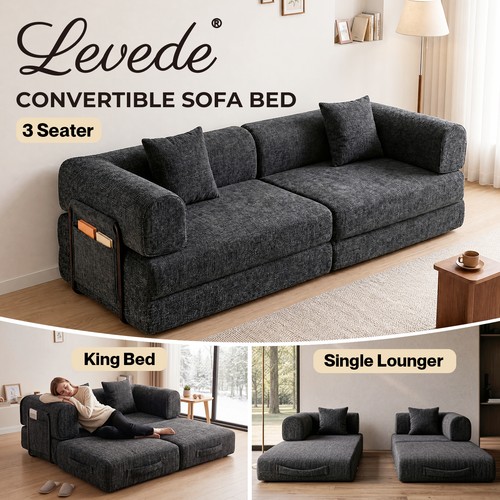 Levede convertible sofa bed - sofa,