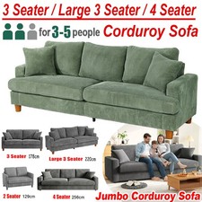 Modern 2/3/4 Seater Corduroy