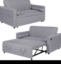 2 Seater Sofa Bed, 3-In-1