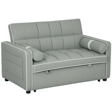 HOMCOM 2 Seater Pull Out Sofa